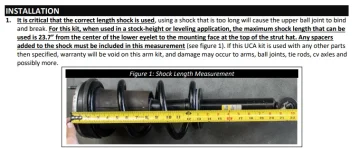 Example Photo of Strut Assembly Measurement.webp