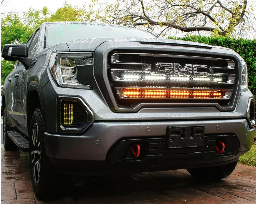 2019+ GMC Sierra 1500 Dual 40s Light Bars SLIM 1.webp