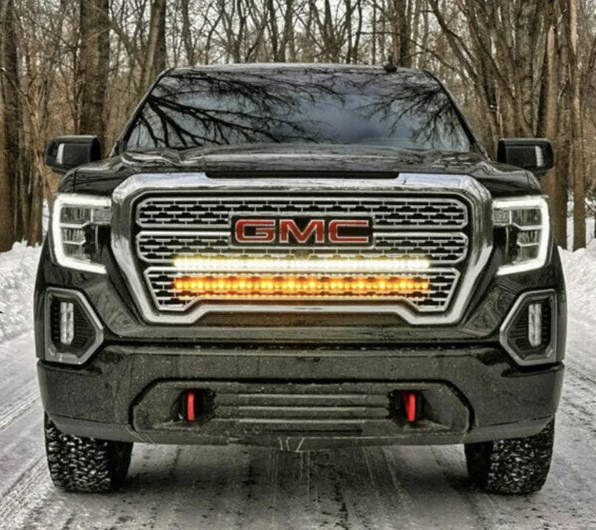 2019+ GMC Sierra 1500 Dual 40s Light Bars SLIM 2.webp