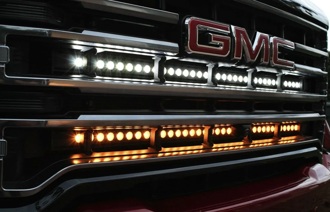 2020+ GMC Sierra 2500:3500HD Dual 40s Light Bars 6.webp
