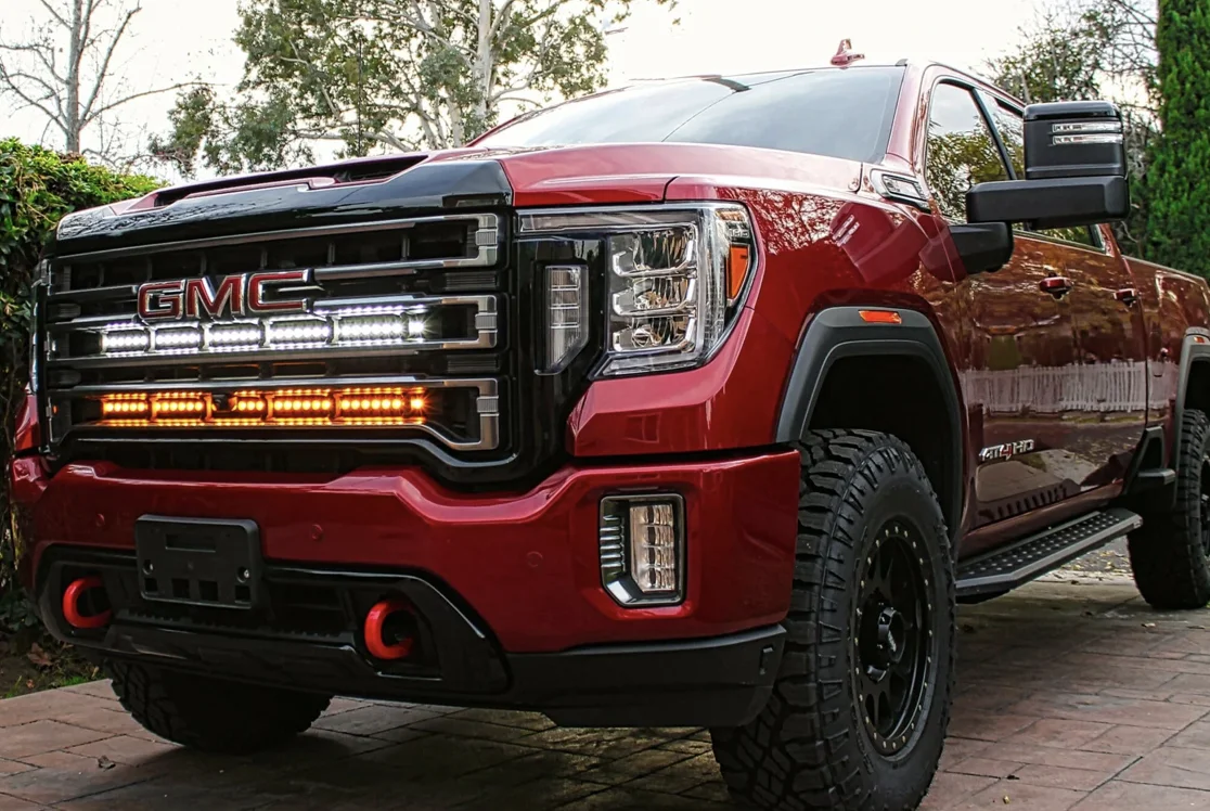 2020+ GMC Sierra 2500:3500HD Dual 40s Light Bars 8.webp