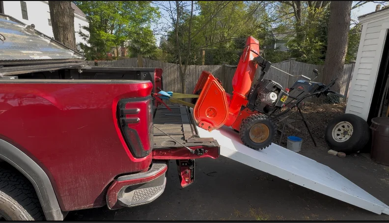 Snowblower on ramp.webp